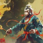 mokey horoscope 2025 Monkey king Sun Wu Kong in the forest